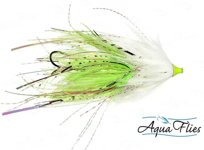 Stu's Chinook Intruder - White / Chartreuse