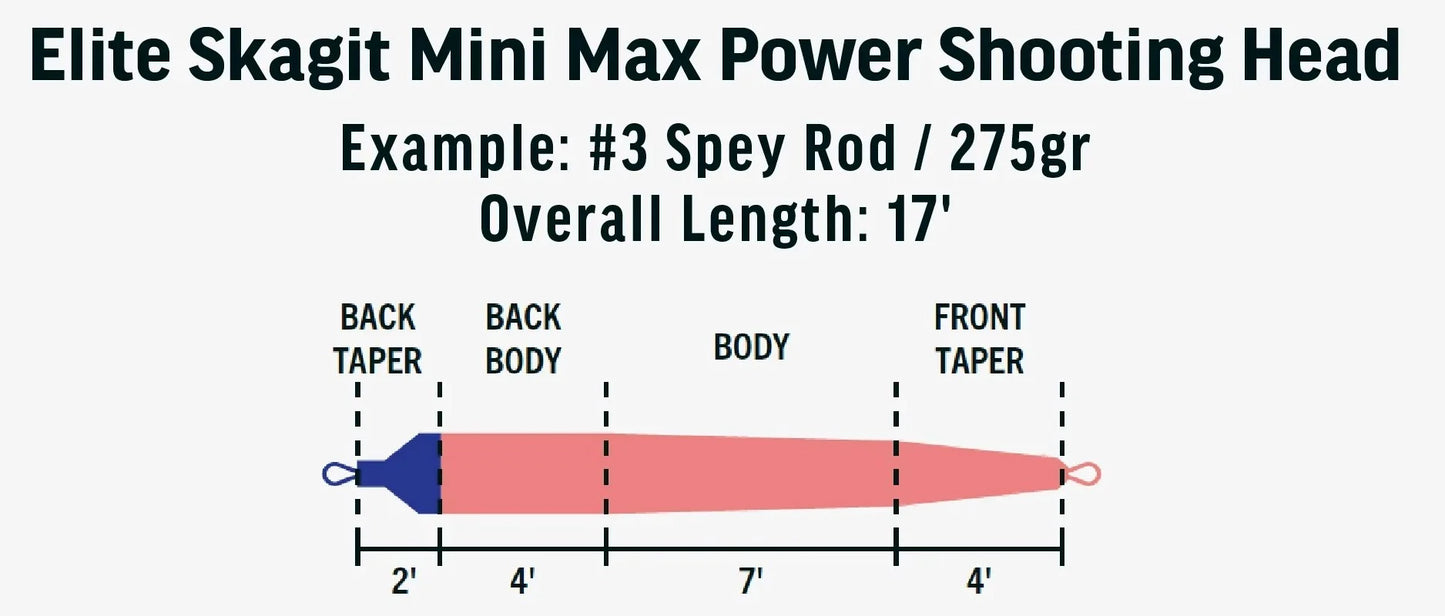 RIO Elite Skagit Mini Max Shooting Head
