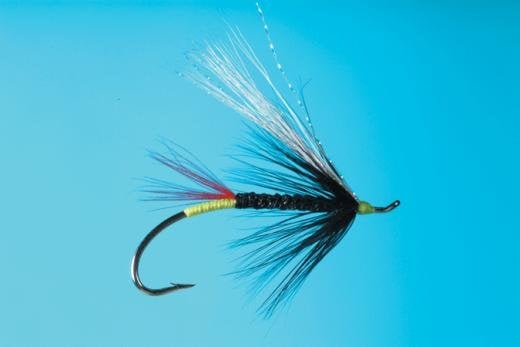 Duddle's Low Water Green Butt - Black fly