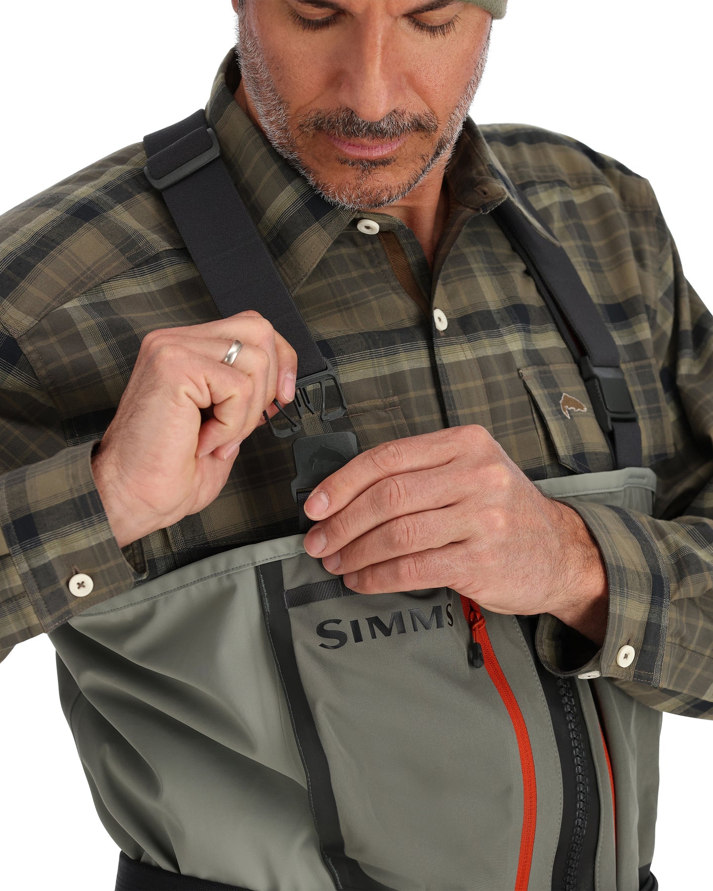 Simms Men's Freestone Z Stockingfoot Waders - Smoke