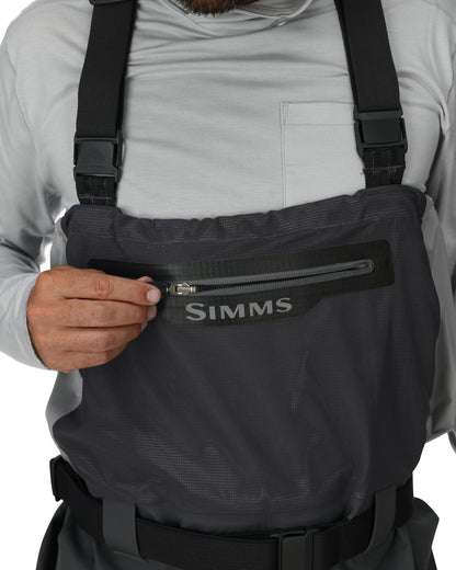 Simms Men's Flyweight Packable Stockingfoot Wader - Cinder