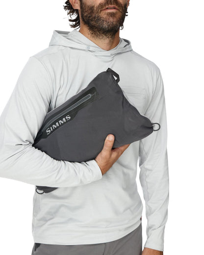 Simms Men's Flyweight Packable Stockingfoot Wader - Cinder