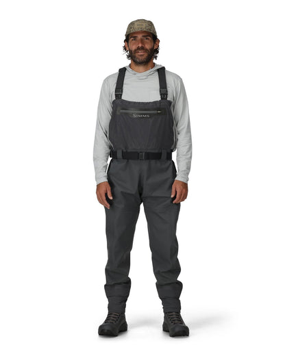 Simms Men's Flyweight Packable Stockingfoot Wader - Cinder