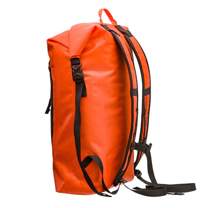 Grundens Bootlegger Roll Top Backpack 30L - Red Orange