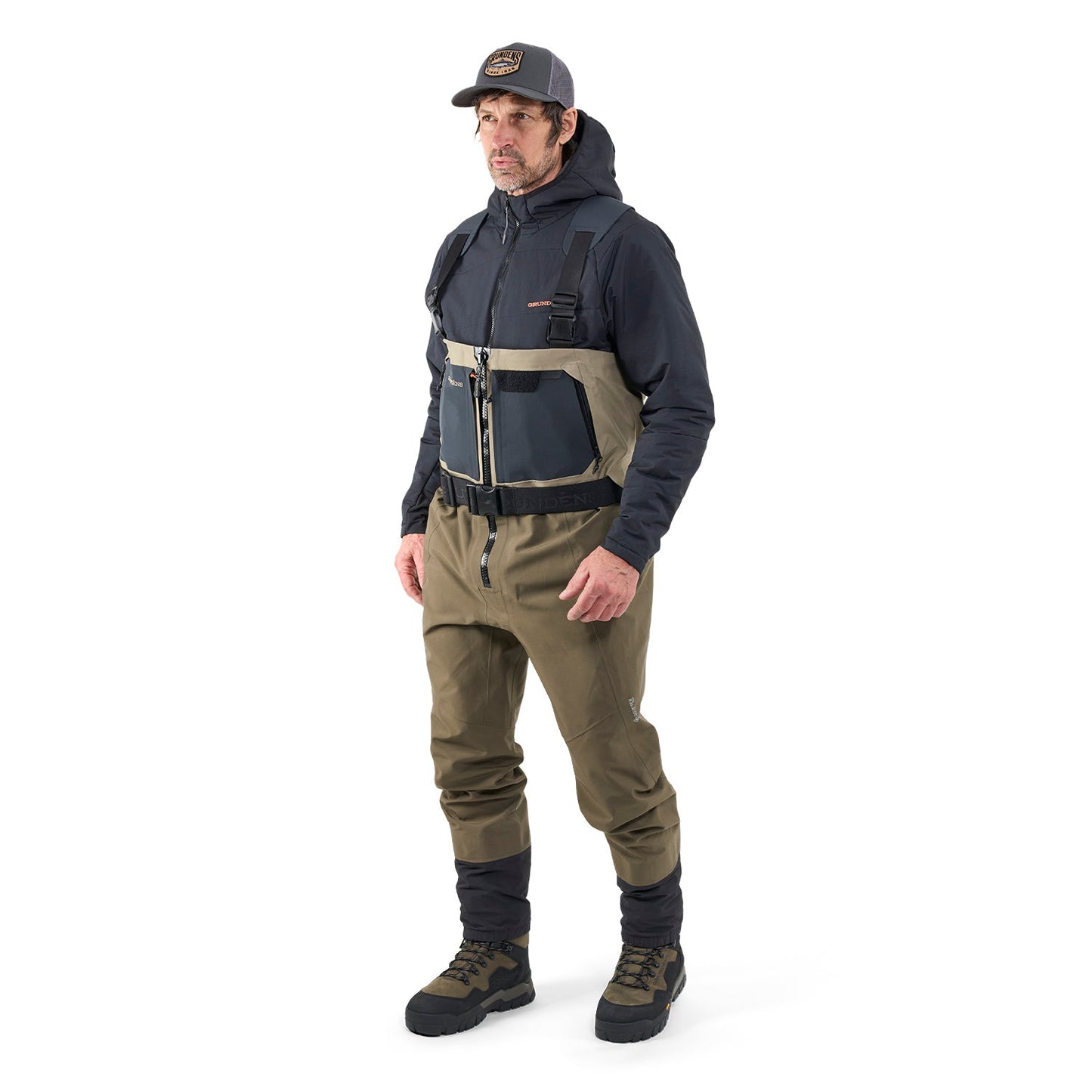 Man wearing Grunden Waders