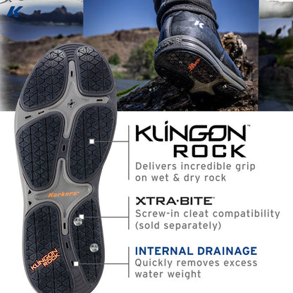 Korkers Men's Stealth Sneaker Wading Boot
