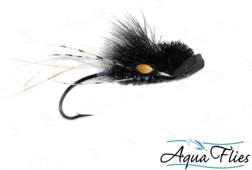 Brett's Klamath Skater - Black fly