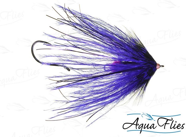 Aqua Flies Fish Taco - Purple steelhead fly
