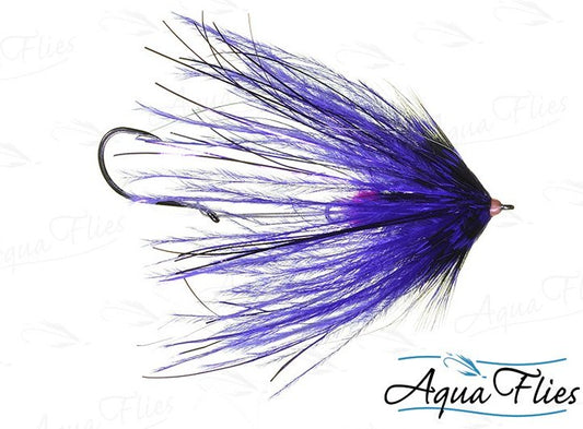 Aqua Flies Fish Taco - Purple steelhead fly