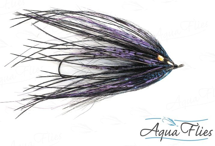 Aqua Flies Senyo's OCD - Black steelhead fly