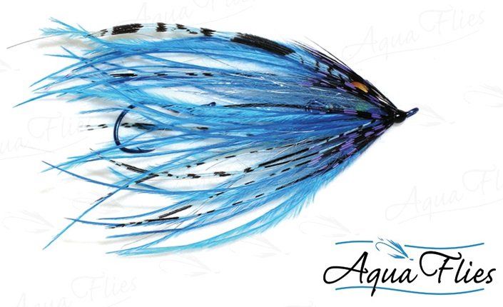 Aqua Flies Senyo's OCD - Blue steelhead fly
