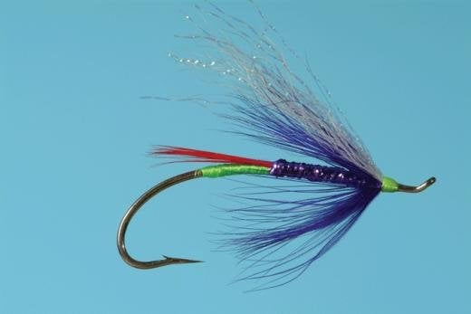 Duddle's Low Water Green Butt - Purple fly