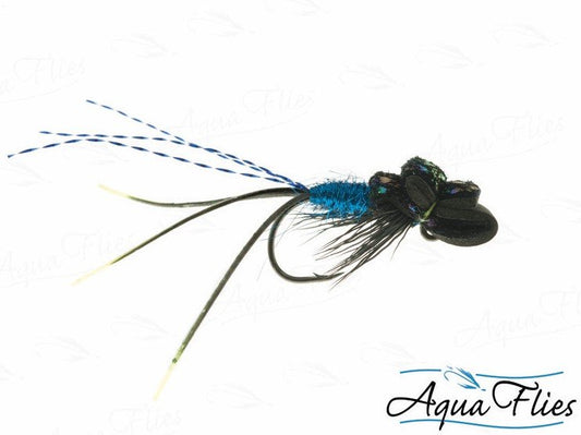 Hoody's Hanger - Black / Blue fly