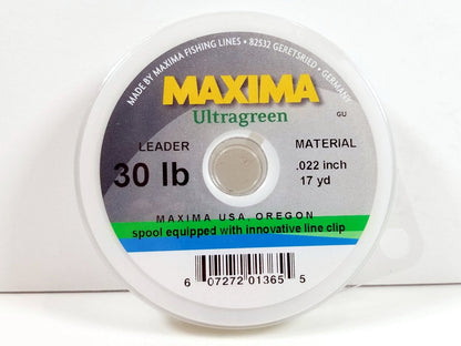 Maxima Ultra Green Leader Spool