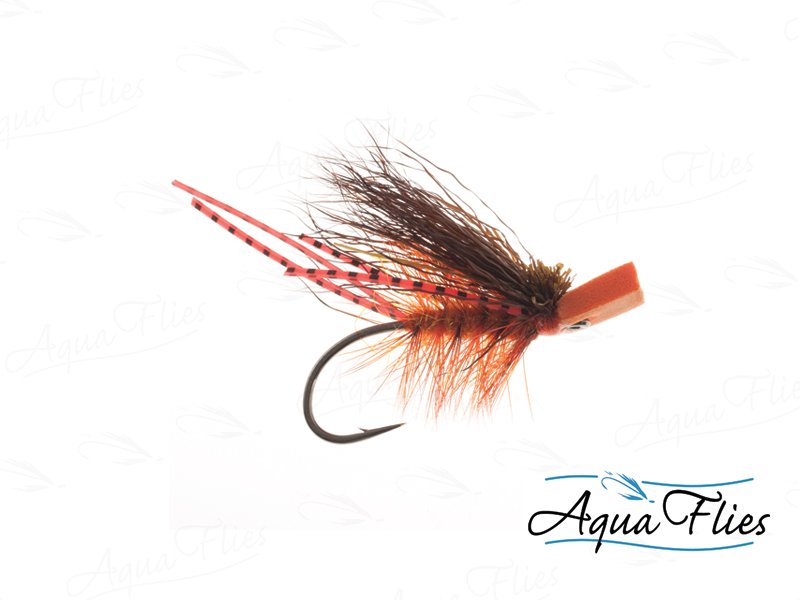 McGovney's RL Skater - Brown / Orange fly