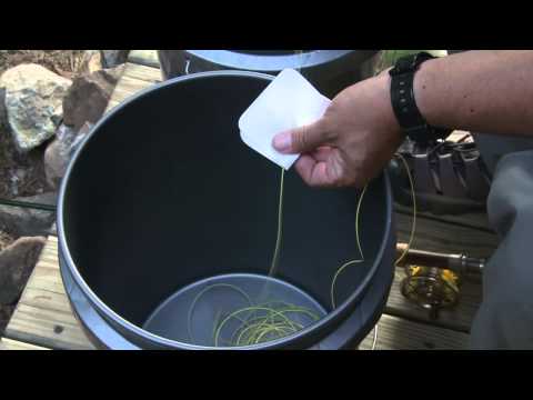 How to propperly Clean a fly line