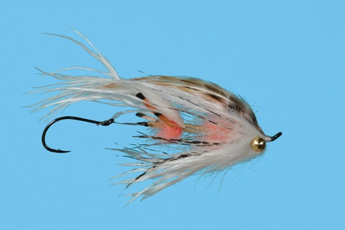 Solitude Fly Howells Signature Intruder - Snowflake White steelhead fly