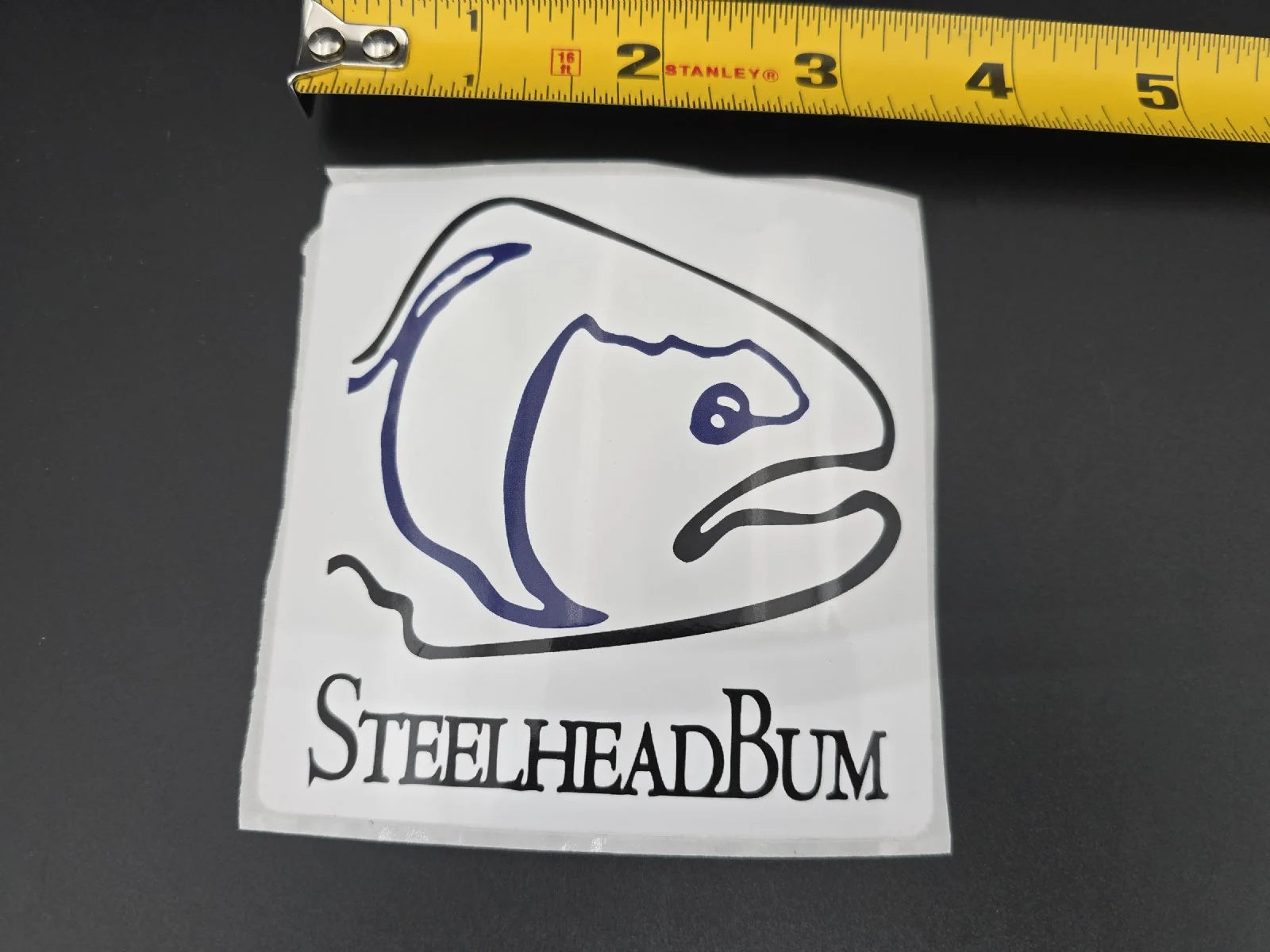 Small SteelheadBum.com sticker