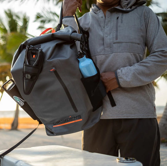 Grundens Wayward Roll Top Backpack 38L - Anchor